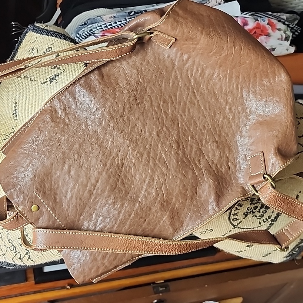 Ellington Distressed Leather Backpack - image 3